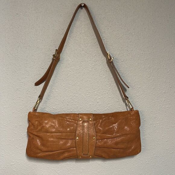 KOOBA Erin Brown Leather Convertible Bag - Picture 4 of 16